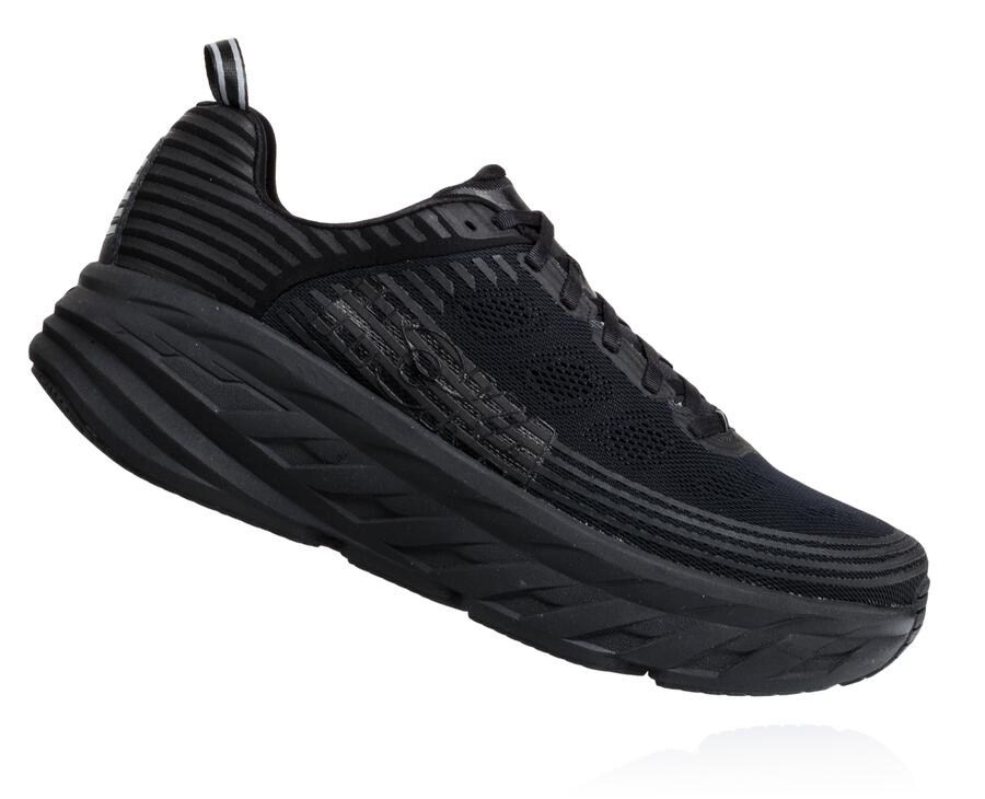 Hoka One One Koşu Ayakkabısı Erkek Siyah - Bondi 6 - WZ0182697